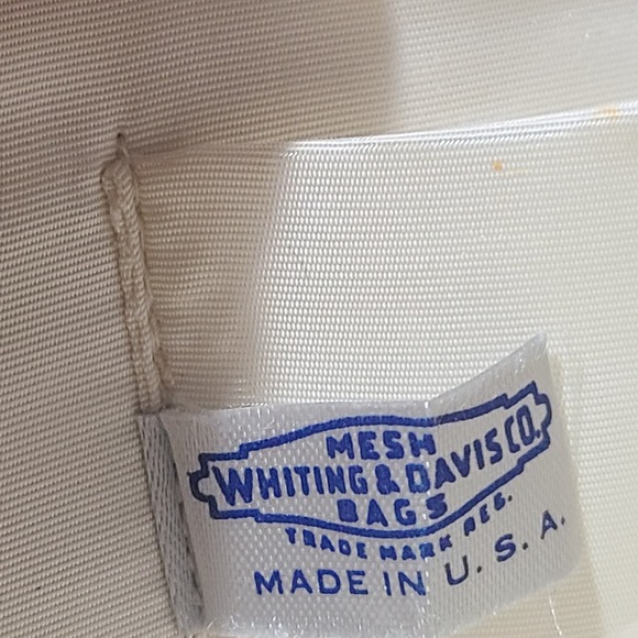 Vintage Whiting & Davis Silver Mesh Envelope Snap Closure Clutch Handbag - Picture 2 of 16